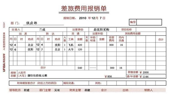 报销业务_中华会计网校;