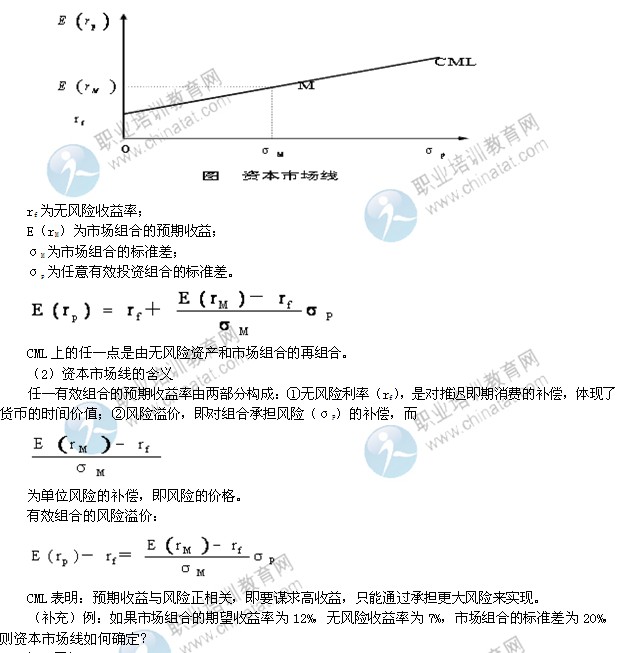 2014年中级经济师考试金融专业精讲:资产定价