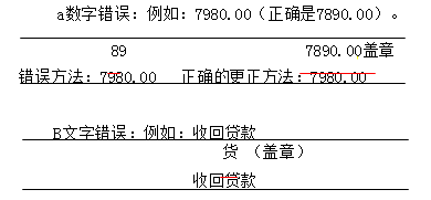 2015广西会计从业会计基础知识点划线更正法