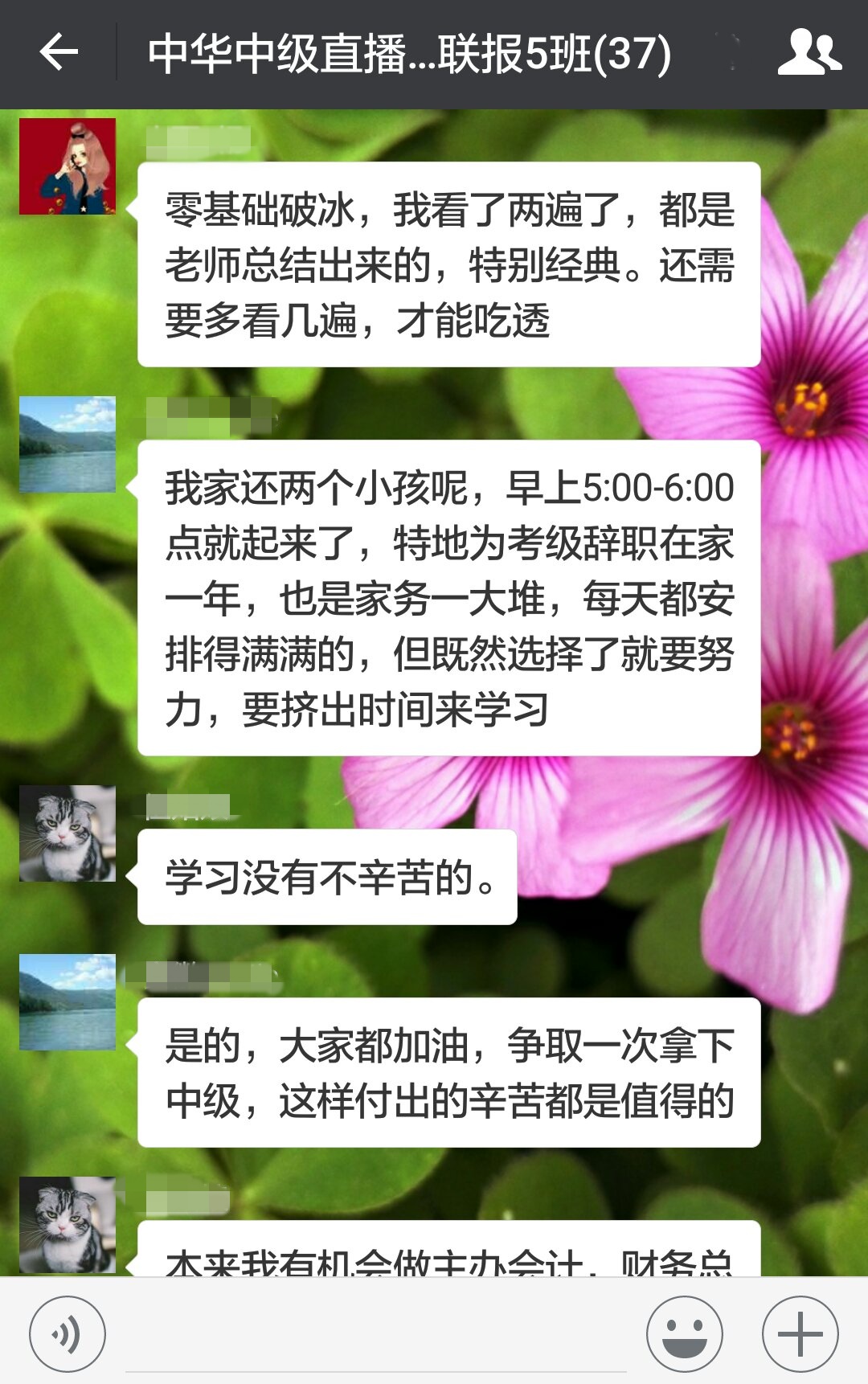 中级会计职称微信学习群