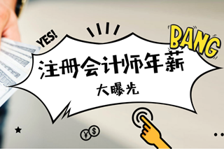 注册会计师年薪曝光了 可报考注会你还需要知道这些