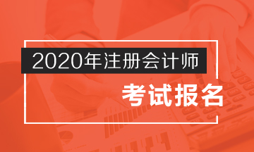 2020年贵州贵阳注册会计师的报名时间 