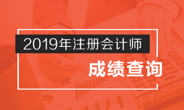 2019年黑龙江注册会计师成绩查询时间