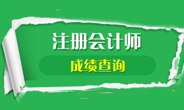 2019年注册会计师官网成绩查询入口