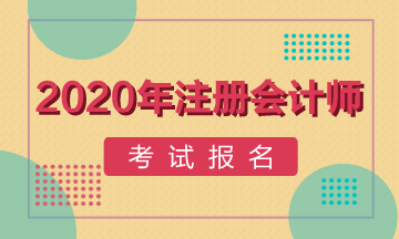 云南2020注册会计师报名时间