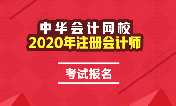 上海2020年注册会计师网上报名时间