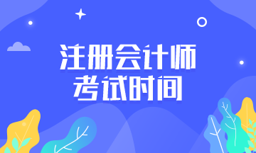 重庆注册会计师2020年专业阶段考试时间