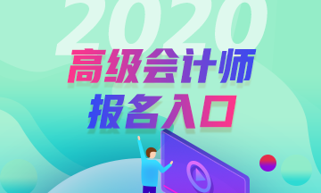 2020年天津高级会计师报名入口