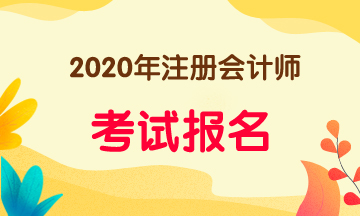 云南2020年cpa考试时间报名时间