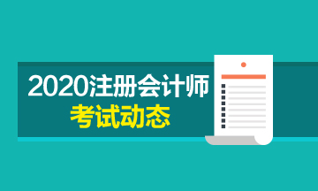 新疆2020年注册会计师什么时候考试？