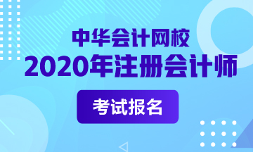 浙江2020年注册会计师考试报名时间