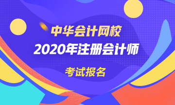 上海2020注册会计师报名时间在4月30日结束