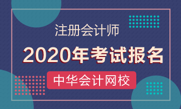 广西注册会计师2020年补报名