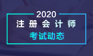 浙江2020年注册会计师考试科目及考试时间