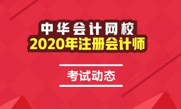 2020年芜湖注册会计师考试时间