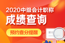 2020中级上海会计查分入口是什么