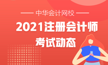 上海2021年注会的考试时间安排去哪找？
