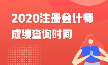 黑龙江2020年CPA成绩查询时间