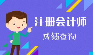 2020云南注册会计师成绩查询时间出了吗？