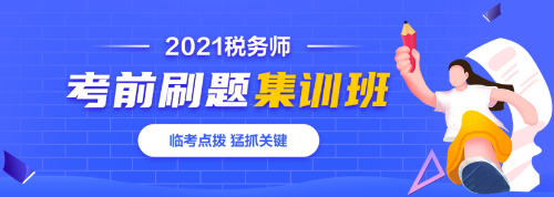 2021税务师刷题集训班