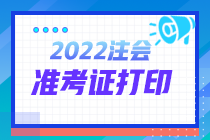 河北邯郸2022年注册会计师考试准考证打印时间