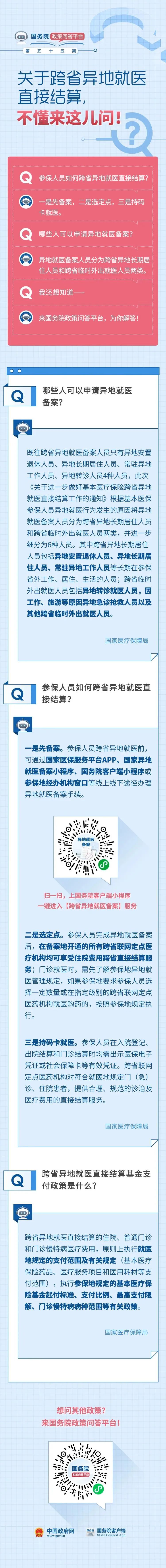 跨省异地就医医保结算报销流程