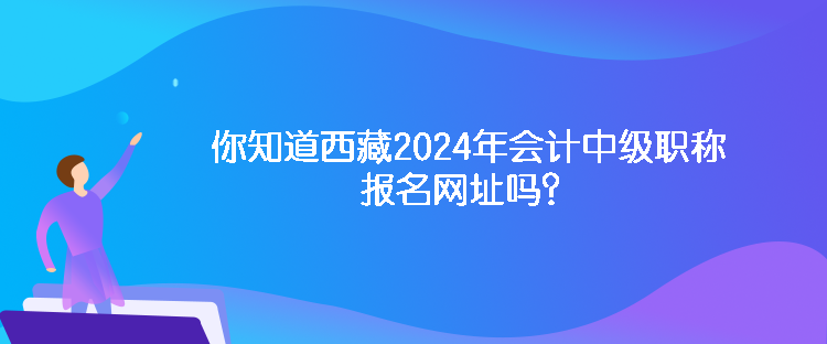 你知道西藏2024年会计中级职称报名网址吗？