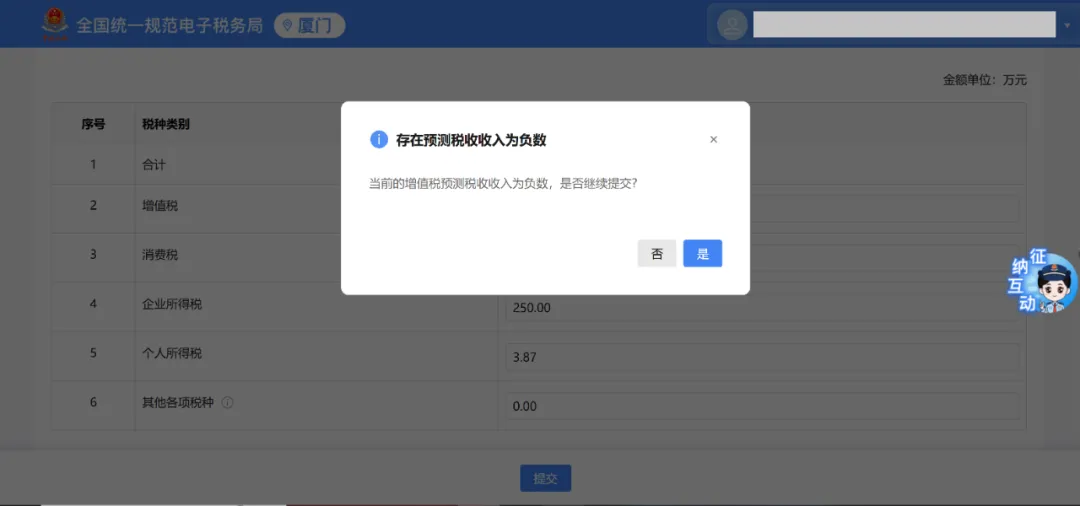 电子税务局丨税收预测填写指南