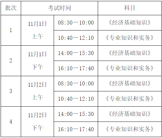 考试时间