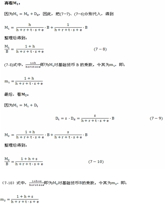2014年中级经济师金融专业知识：货币供给