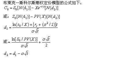 布莱克—斯科尔斯期权定价模型