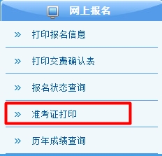 注册会计师考试准考证打印
