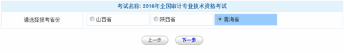 青海2016年初级审计师考试报名入口