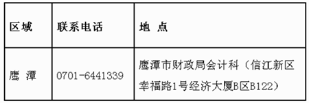 江西鹰潭2017年中级会计职称考试报名时间为3月10日-30日