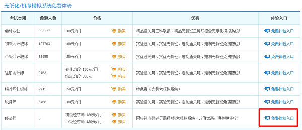 经济师机考模拟系统免费体验版