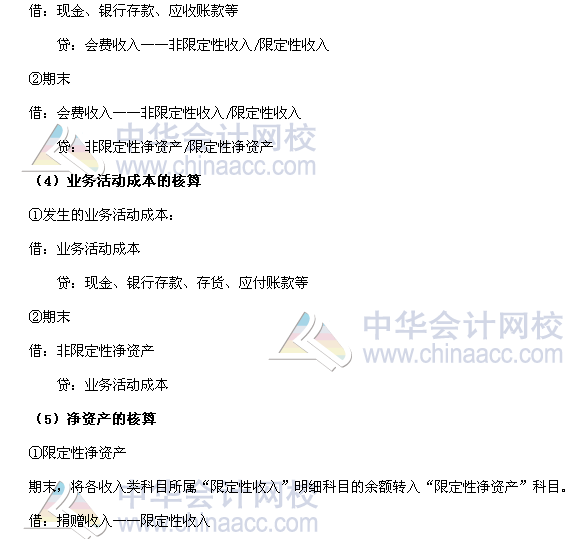 2017《中级会计实务》高频考点：民间非营利组织特定业务
