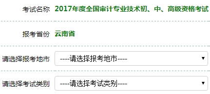 2017年审计师考试报名入口开通