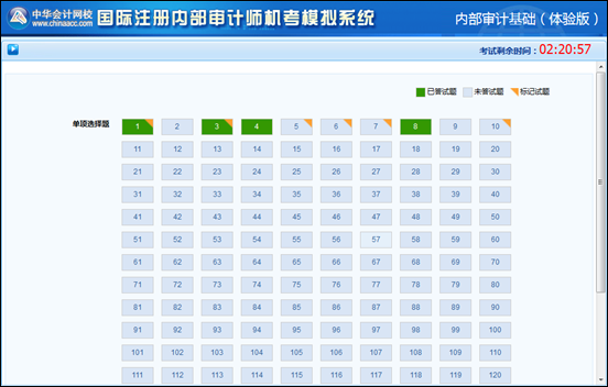 国际注册内部审计师机考模拟系统