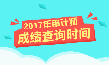 2017年审计师考试成绩查询时间是什么时候？合格标准是多少？