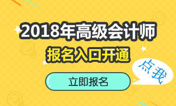 广东2018年高级会计师报名入口