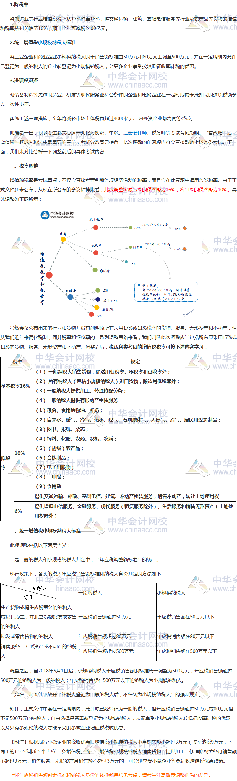 增值税改革对税务师考试有何影响？