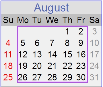 August