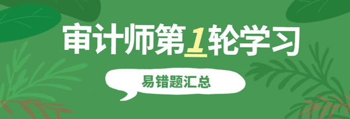 2019初级审计师《审计理论与实务》第1轮学习第二部分易错题汇总
