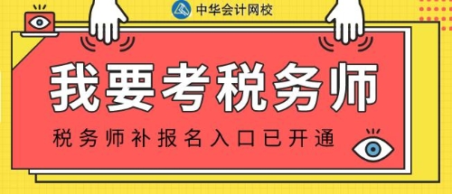 税务师补报名