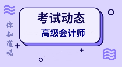 湖南2020年高级会计师报考时间