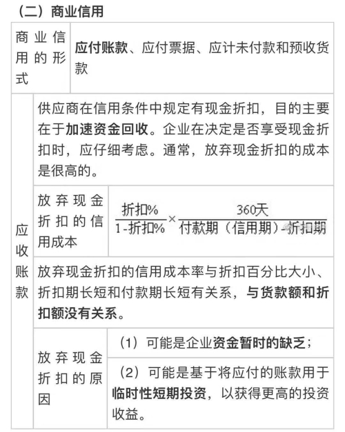 中级会计职称《财务管理》