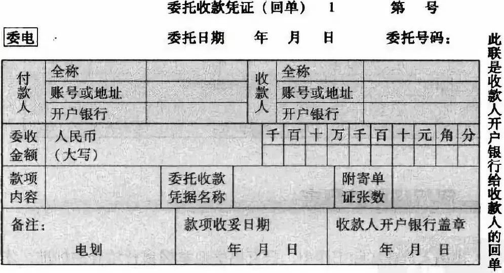 9种银行结算方式