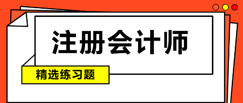 注册会计师精选习题