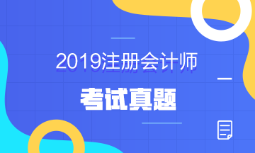 2019年注册会计师