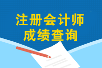 注会成绩查询入口什么时候开通